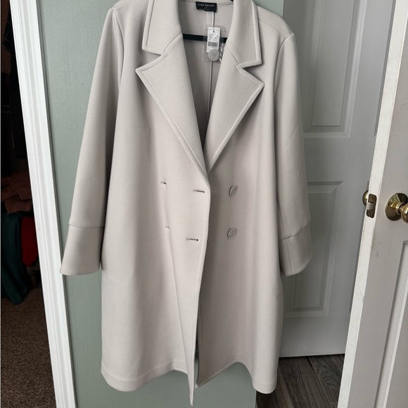 Oversized Double Breasted Scuba Jacket NWT 18 - Picture 5 of 11